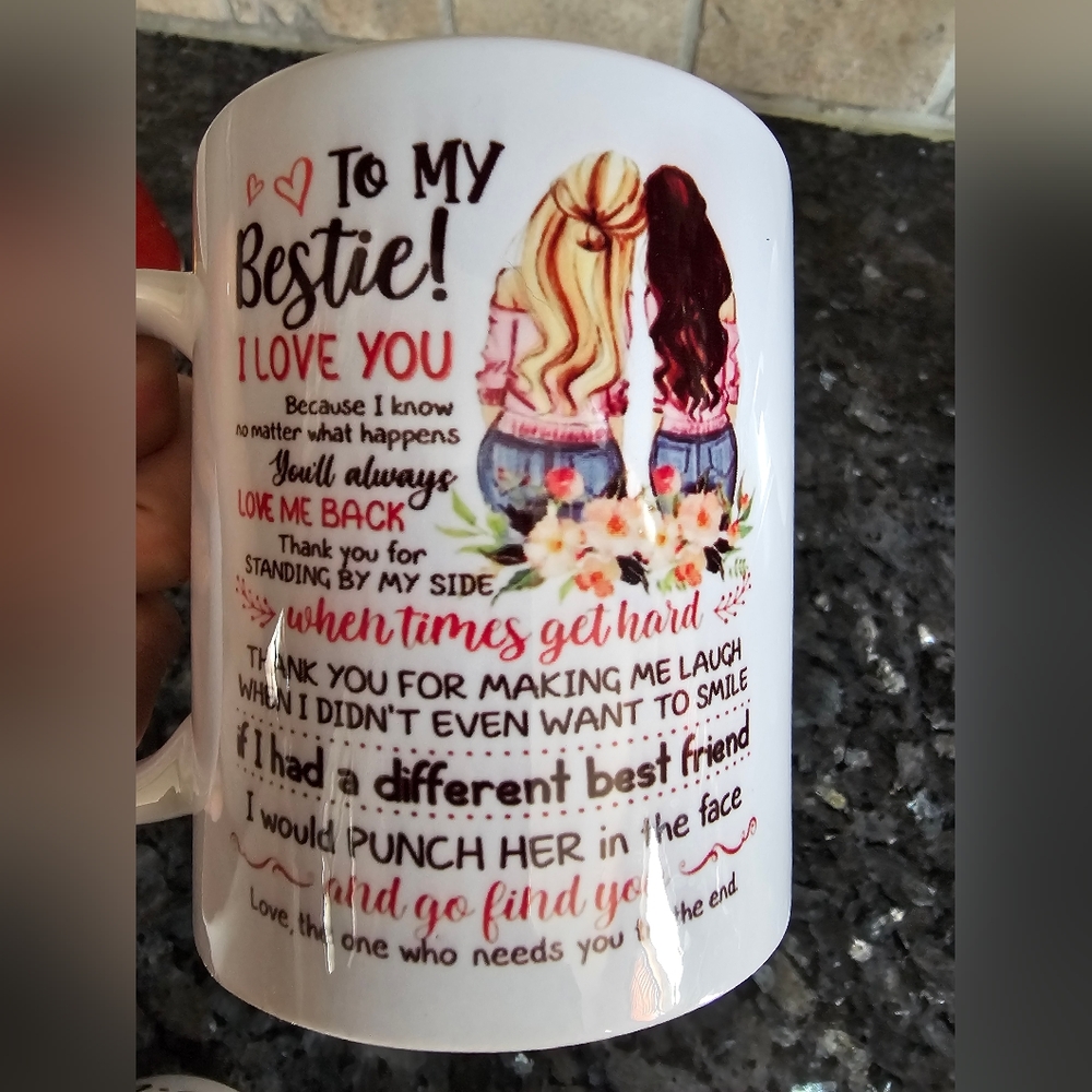 BESTIE BFF cup